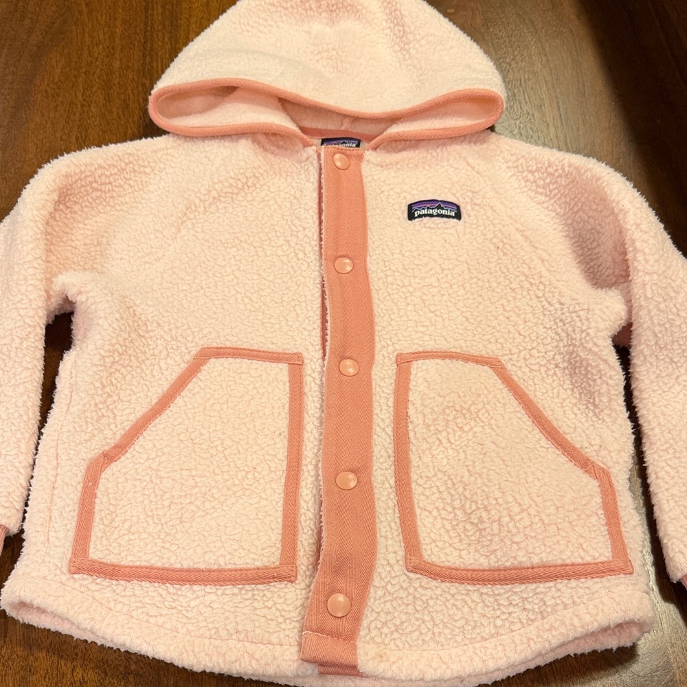 Patagonia Light Pink Fleece Jacket